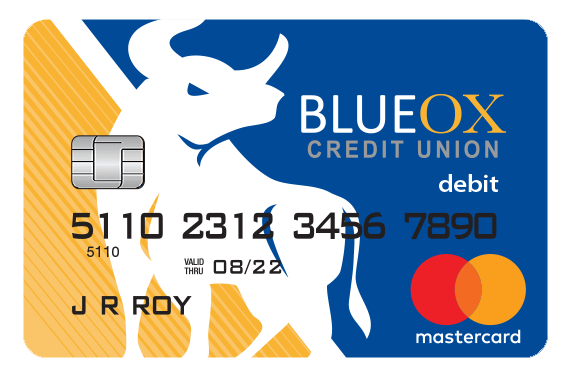 BlueOx Credit Union Debit Card